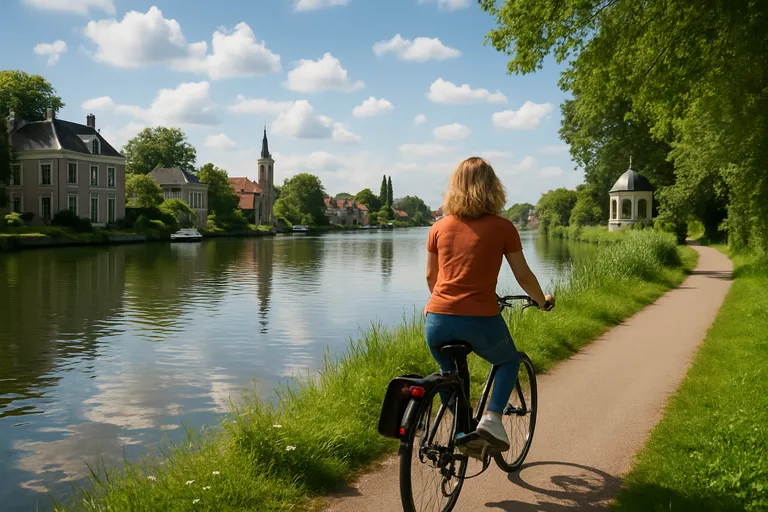Fietsen langs de vecht met ANWB charme: buitenplaatsen, dorpen en waterrijke vergezichten