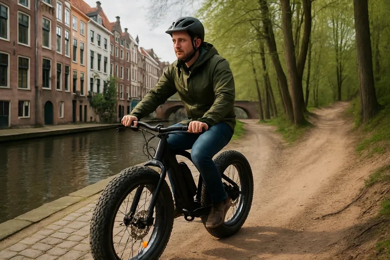 Op fatbike door utrecht: van singels en grachten naar gravel en zand