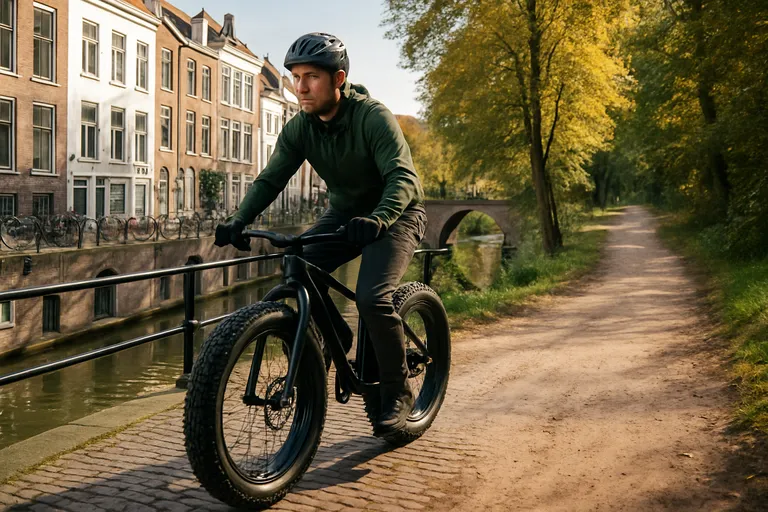 Op fatbike door utrecht: van singels en grachten naar gravel en zand