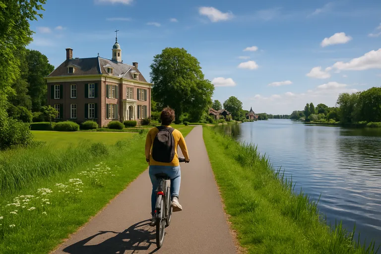 Over de ANWB-fietsroute langs de vecht