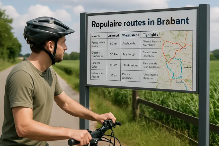 Populaire routes in brabant