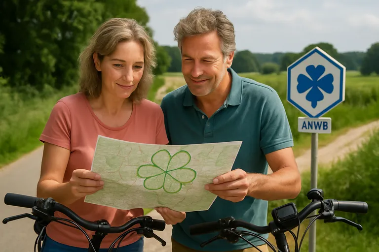 Wat is klavertje vier fietsen met ANWB