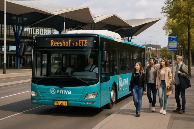 Arriva in tilburg: routes en diensttijden