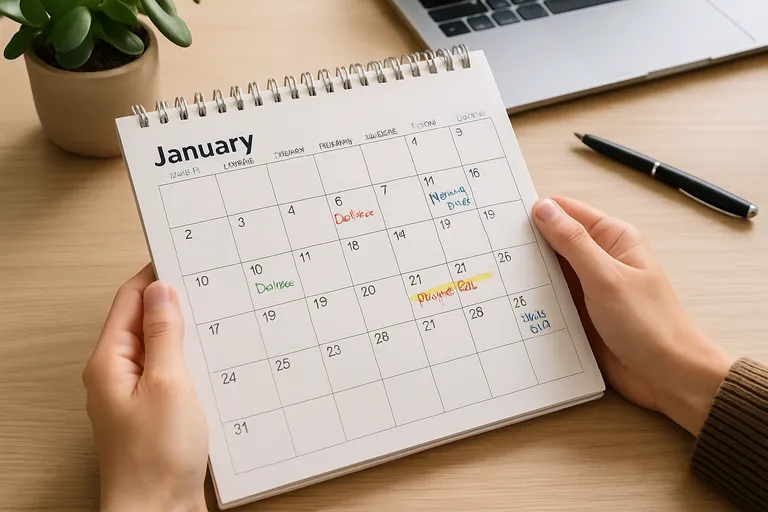 De juiste kalender kiezen