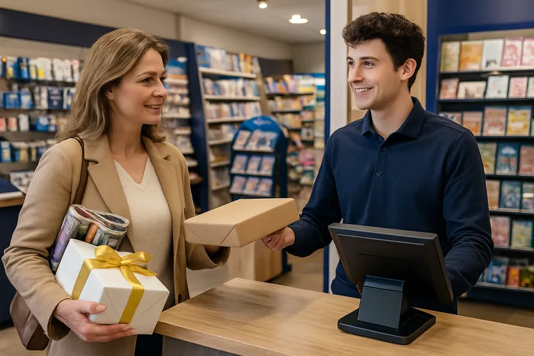 Diensten in de winkel
