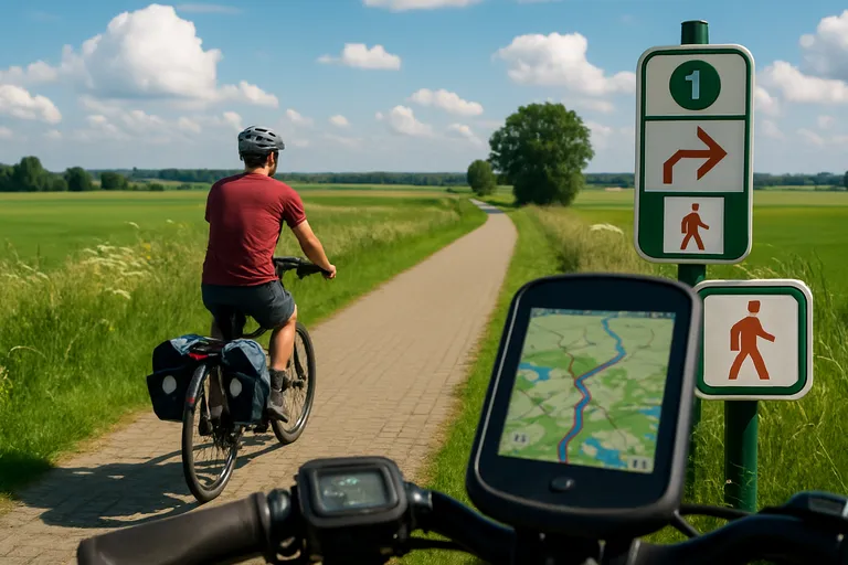 Het pieterpad per fiets: soepel sturen langs slimme knooppunten