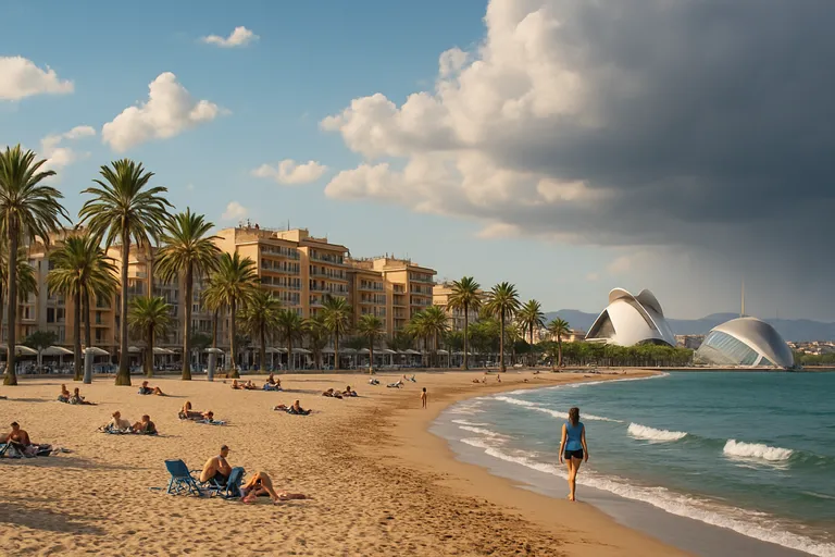 Nazomer in valencia: dit kun je verwachten van het weer in oktober
