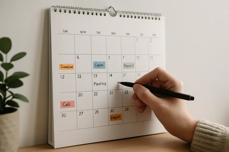 Slim je kalender gebruiken