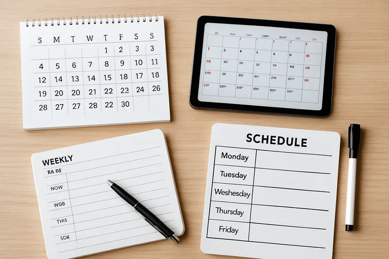 Soorten kalenders voor thuis en werk