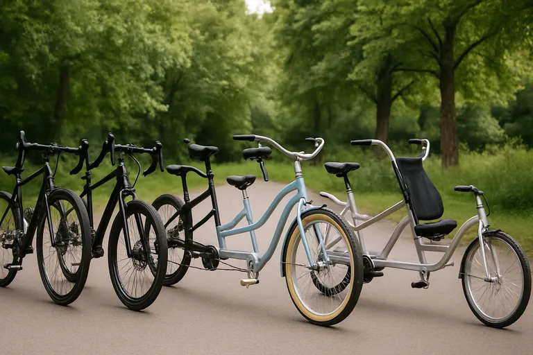 Soorten tandemfietsen