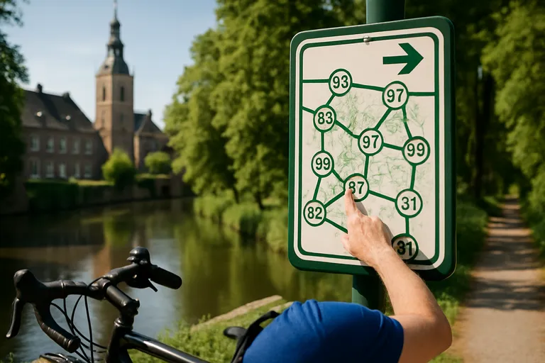 Zo plan je je eigen fietsroute via knooppunten