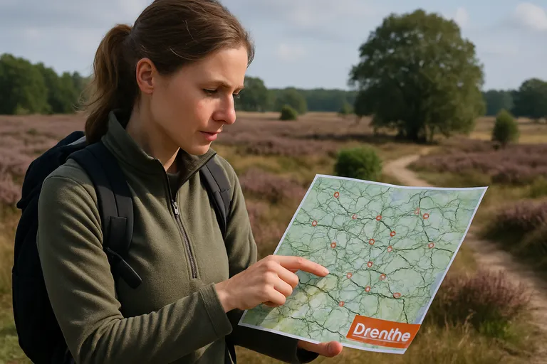 Zo plan je je route met wandelknooppunten drenthe